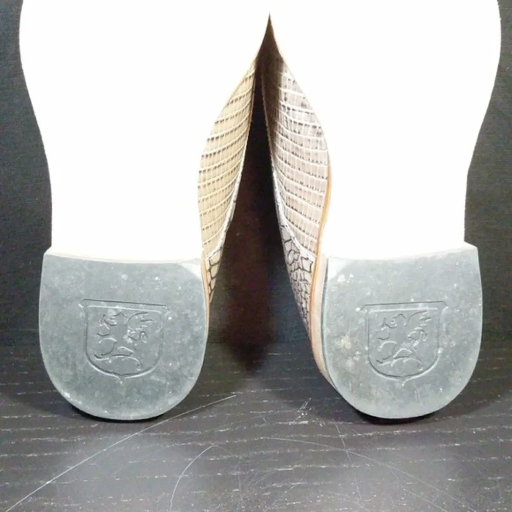 Stacy Adams‎ Mens Grey Crocodile Print Leather Derby Shoes Size 12M
